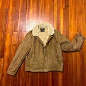 J. Crew Faux Suede lined bomber Jacket